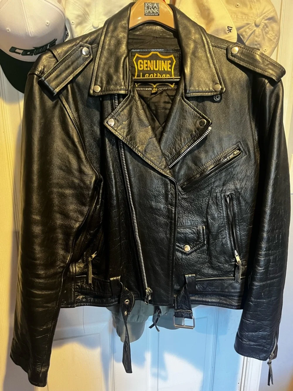 Black Motorcycle Jacket - Picture 1 of 9